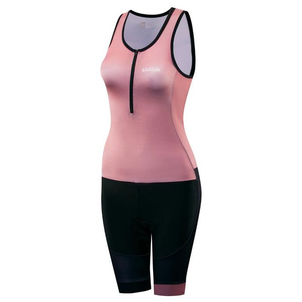 wulibike women's sleeveless triathlon race suit trisuit cycling skinsuit quick dry breathable for swimming running training, Black;blue
wulibike women's sleeveless triathlon race suit trisuit cycling skinsuit quick dry breathable for swimming running training, Black;blue