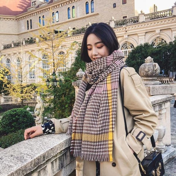 scarves 75*175cm women's plaid scarf shawl winter warm tippet female poncho stole ladies blanket, Blue;gray
scarves 75*175cm women's plaid scarf shawl winter warm tippet female poncho stole ladies blanket, Blue;gray