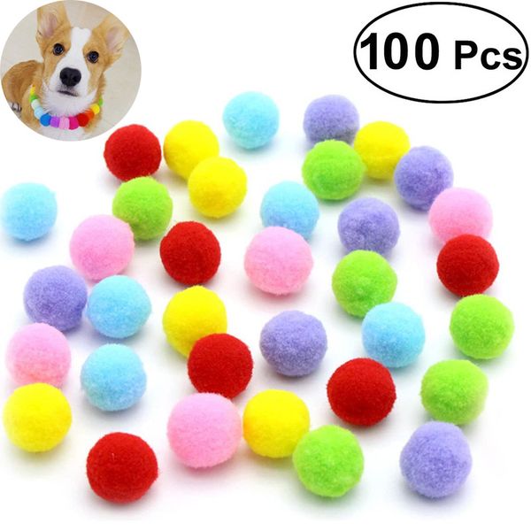100pcs multicolor plush pompoms ball pet cat toy diy creative sewing decor supplies for toy party & handmade dog collar
100pcs multicolor plush pompoms ball pet cat toy diy creative sewing decor supplies for toy party & handmade dog collar