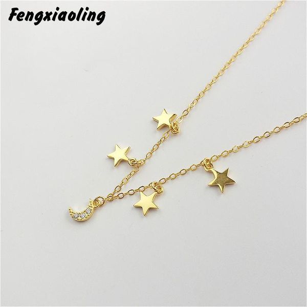 fengxiaoling new arrivals 925 sterling silver mini moon choker necklace for women korean zircon necklace fine
fengxiaoling new arrivals 925 sterling silver mini moon choker necklace for women korean zircon necklace fine