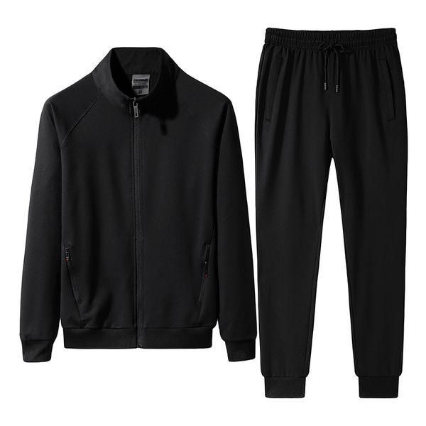 men's tracksuits men sportswear suit spring autumn 2 pieces sets jacket + pants male casual slim fit tracksuit mens solid clothing, Gray
men's tracksuits men sportswear suit spring autumn 2 pieces sets jacket + pants male casual slim fit tracksuit mens solid clothing, Gray
