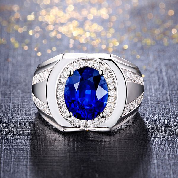 blue diamond women's finger rings with side stones 2020 fashion female jewelry rings accessories, Silver
blue diamond women's finger rings with side stones 2020 fashion female jewelry rings accessories, Silver