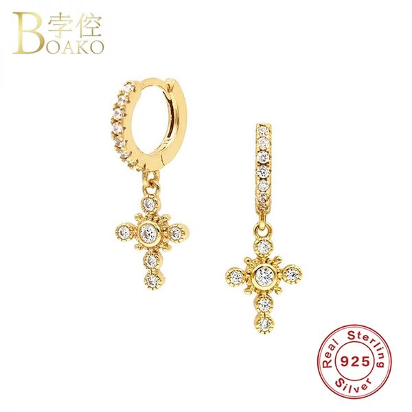 hoop & huggie boako 925 sterling silver jewelry bling cross earrings for valentine's engagement pendientes cruz pendant earring, Golden;silver
hoop & huggie boako 925 sterling silver jewelry bling cross earrings for valentine's engagement pendientes cruz pendant earring, Golden;silver