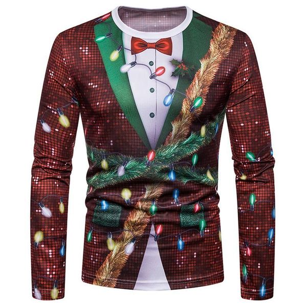men's t-shirts 2021 autumn funny christmas t shirt print male long sleeve t-shirt round neck animal pattern clothing tshirt, White;black
men's t-shirts 2021 autumn funny christmas t shirt print male long sleeve t-shirt round neck animal pattern clothing tshirt, White;black