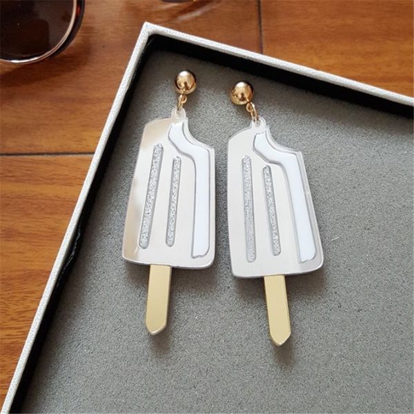 2020 new sweet korean cute cream earring mujer big popsicle cake acrylic long earrings for women pendientes jewelry, Silver
2020 new sweet korean cute cream earring mujer big popsicle cake acrylic long earrings for women pendientes jewelry, Silver