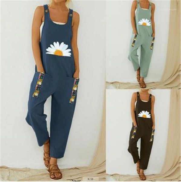 patchwork trousers jumpsuits designer female loose casual pocket rompers women daisy print sleeveless rompers fashion trend round neck, Black;white
patchwork trousers jumpsuits designer female loose casual pocket rompers women daisy print sleeveless rompers fashion trend round neck, Black;white