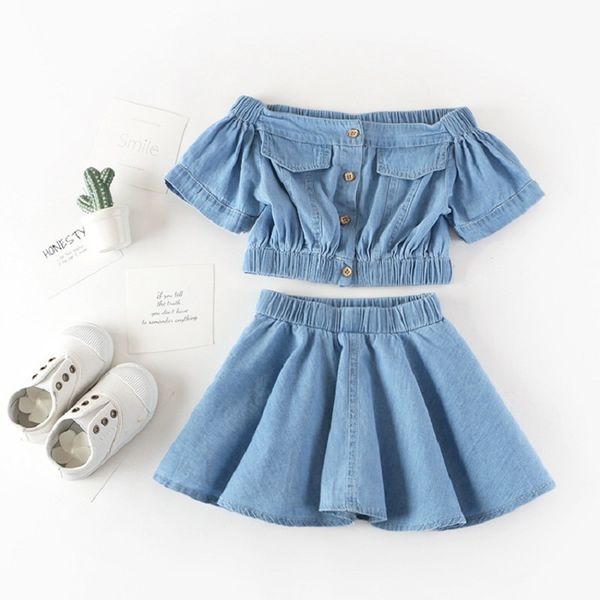 summer fashion girls clothing sets denim suit suits 2pcs leisure children clothes for kids set baby girl kg-466, White
summer fashion girls clothing sets denim suit suits 2pcs leisure children clothes for kids set baby girl kg-466, White