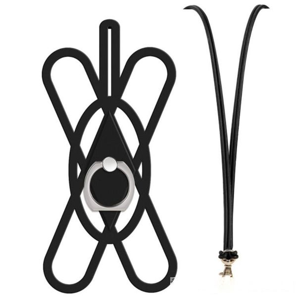 universal fit 3-in-1 cell phone lanyard silicone lanyard/strap/cord/mobile phone chain with finger ring phone holder
universal fit 3-in-1 cell phone lanyard silicone lanyard/strap/cord/mobile phone chain with finger ring phone holder