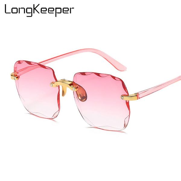 sunglasses longkeeper women rimless luxury square sun glasses female fashion oversized eyewear pink gradient shades uv400 oculos, White;black
sunglasses longkeeper women rimless luxury square sun glasses female fashion oversized eyewear pink gradient shades uv400 oculos, White;black