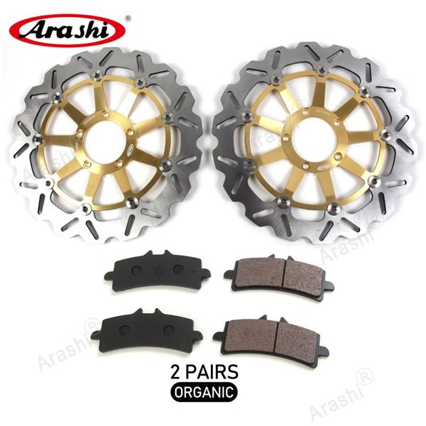 arashi cnc front brake disks rotors floating disc brake pads for 848 evo 2011 2012 2013
arashi cnc front brake disks rotors floating disc brake pads for 848 evo 2011 2012 2013