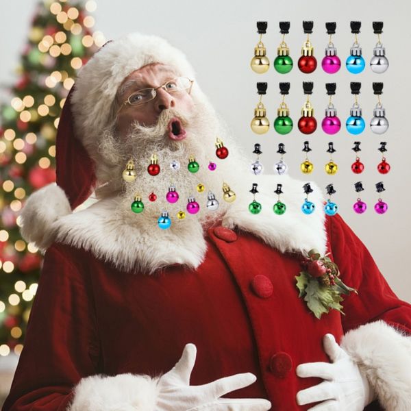 party decoration christmas colorful cute ball beard hair decor ornament facial clips for women men 12 balls + bells
party decoration christmas colorful cute ball beard hair decor ornament facial clips for women men 12 balls + bells