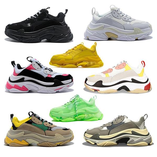 2020 new triple s shoes men women sneaker mixed colors thick heel grandpa triple s casual shoes, Black
2020 new triple s shoes men women sneaker mixed colors thick heel grandpa triple s casual shoes, Black