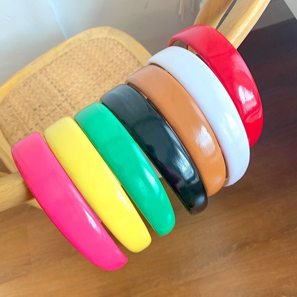 h:hyde women girls headbands pu shiny leather hairbands sweet hair holder headwear ins fashion hair accessories headwear, Golden;silver
h:hyde women girls headbands pu shiny leather hairbands sweet hair holder headwear ins fashion hair accessories headwear, Golden;silver