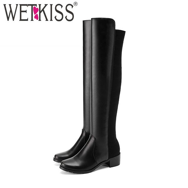 wetkiss 2020 latest women knee high boot autumn winter square heel riding boots woman shoes lady booty big size 43, Black
wetkiss 2020 latest women knee high boot autumn winter square heel riding boots woman shoes lady booty big size 43, Black