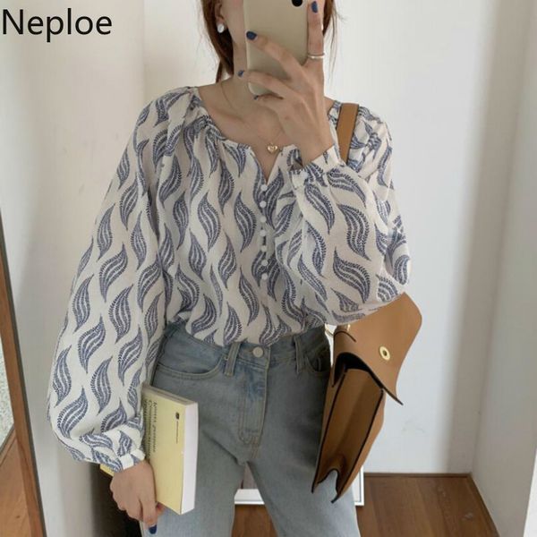neploe korean causal printing blouse 2020 autumn lantern long sleeve button o-neck blusas mujer women shirts 4d714, White
neploe korean causal printing blouse 2020 autumn lantern long sleeve button o-neck blusas mujer women shirts 4d714, White