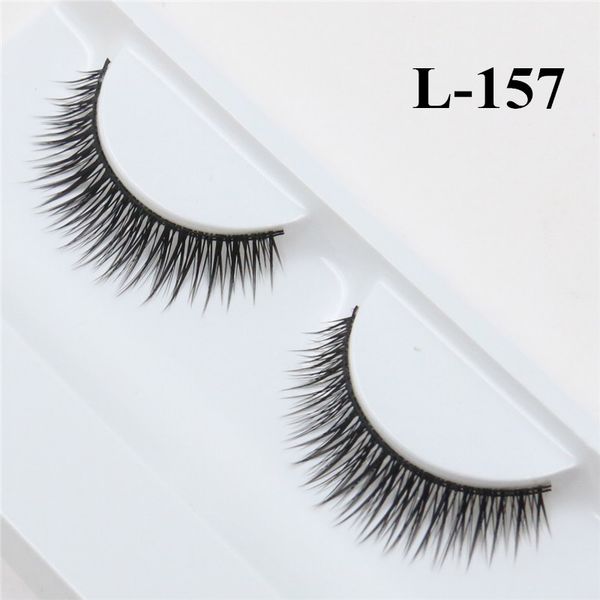 1 pair natural black sparse long eye lashes extension makeup beauty false eyelashes l157
1 pair natural black sparse long eye lashes extension makeup beauty false eyelashes l157
