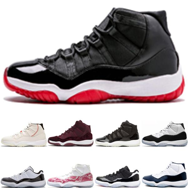 new 11 11s mens basketball shoes bred high platinum tint varsity red high pink snakeskin midnight navy concord 23 sneakers trainers
new 11 11s mens basketball shoes bred high platinum tint varsity red high pink snakeskin midnight navy concord 23 sneakers trainers