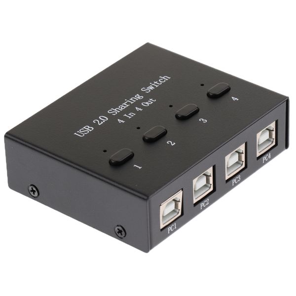 usb manual sharing switch, 4 ports hub kvm swtiches for pc scanner printer black (pack of 1
usb manual sharing switch, 4 ports hub kvm swtiches for pc scanner printer black (pack of 1