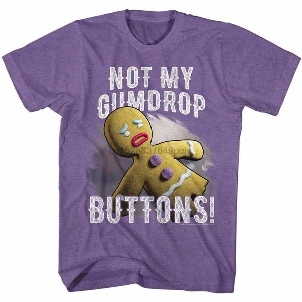 shrek gumdrop buttons retro purple heather t-shirt 
shrek gumdrop buttons retro purple heather t-shirt