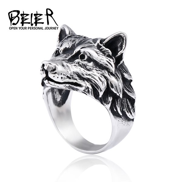 beier 316l stainless steel norse viking nordic wolf animal men's rings punk party jewellery br8-702, Golden;silver
beier 316l stainless steel norse viking nordic wolf animal men's rings punk party jewellery br8-702, Golden;silver