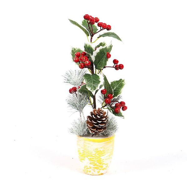 mini christmas tree ornament sticky white pine needle deskornament simulation pine cone berry decorations for home office
mini christmas tree ornament sticky white pine needle deskornament simulation pine cone berry decorations for home office