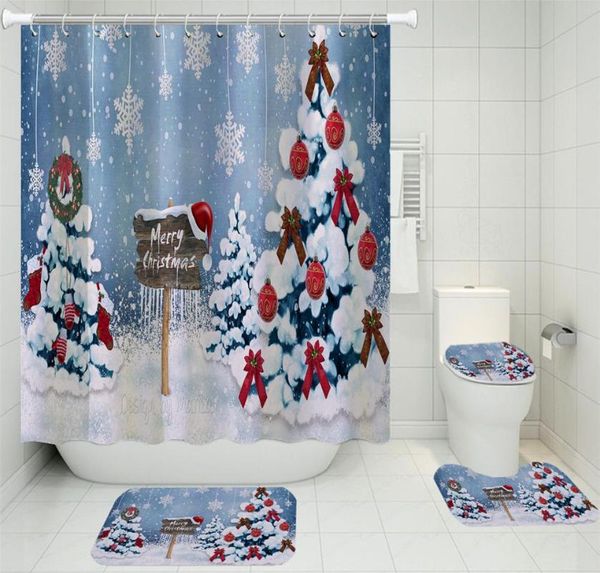 shower curtains 3/4 pieces merry christmas sets tree carpet gift toilet mat 3d print festival bathroom non-slip set
shower curtains 3/4 pieces merry christmas sets tree carpet gift toilet mat 3d print festival bathroom non-slip set