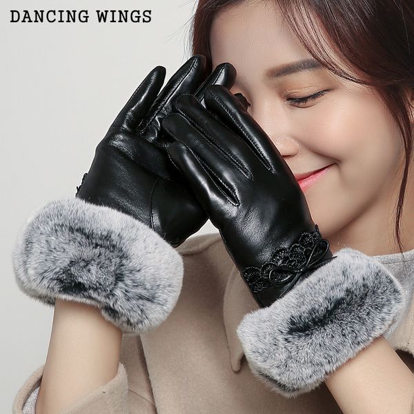 winter warm leather gloves plus velvet lace bow rex fur riding gloves ladies touch screen sheepskin mittens, Blue;gray
winter warm leather gloves plus velvet lace bow rex fur riding gloves ladies touch screen sheepskin mittens, Blue;gray