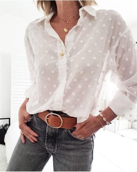pullover shirts autumn fashion white women designer clothing polka dot womens blouses loose lapel neck long sleeve
pullover shirts autumn fashion white women designer clothing polka dot womens blouses loose lapel neck long sleeve