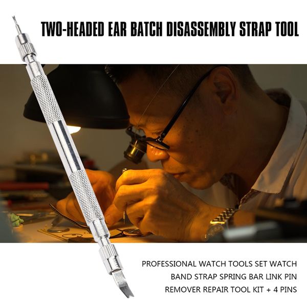 repair tools & kits professional watch set band strap spring bar link pin remover tool kit + 4 pins
repair tools & kits professional watch set band strap spring bar link pin remover tool kit + 4 pins