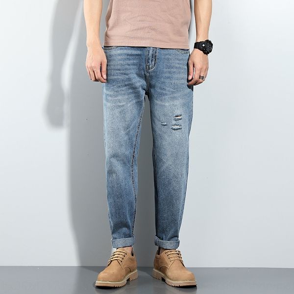 spring and summer spring andpoints small straight leg men's jeans cotton korean style slim fit young small straight jeans men's ho, Blue
spring and summer spring andpoints small straight leg men's jeans cotton korean style slim fit young small straight jeans men's ho, Blue