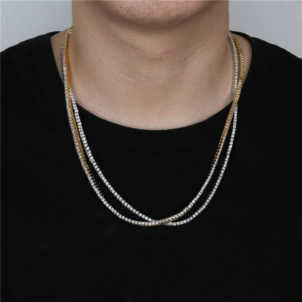 micro zircon 3mm chain men's necklace tennis chain hip hop chains necklace for men jewelry wholesale 16-24inch, Silver
micro zircon 3mm chain men's necklace tennis chain hip hop chains necklace for men jewelry wholesale 16-24inch, Silver