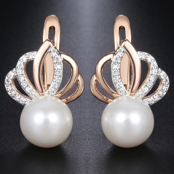 stud davieslee pearl earrings for women 585 rose gold filled rhinestones crown womens earring fashion jewelry gift dge150, Golden;silver
stud davieslee pearl earrings for women 585 rose gold filled rhinestones crown womens earring fashion jewelry gift dge150, Golden;silver