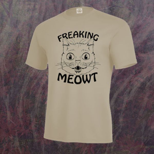fashion men new freaking meowt cat pun meme shirt, all colors & sizes, cats meow kitteh purr summer tee shirt
fashion men new freaking meowt cat pun meme shirt, all colors & sizes, cats meow kitteh purr summer tee shirt