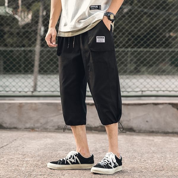 2019 summer new outdoor large size nine casual pantstrendy loose tooling men's cropped pants casual pants k377-p45 dhjxl, Blue
2019 summer new outdoor large size nine casual pantstrendy loose tooling men's cropped pants casual pants k377-p45 dhjxl, Blue