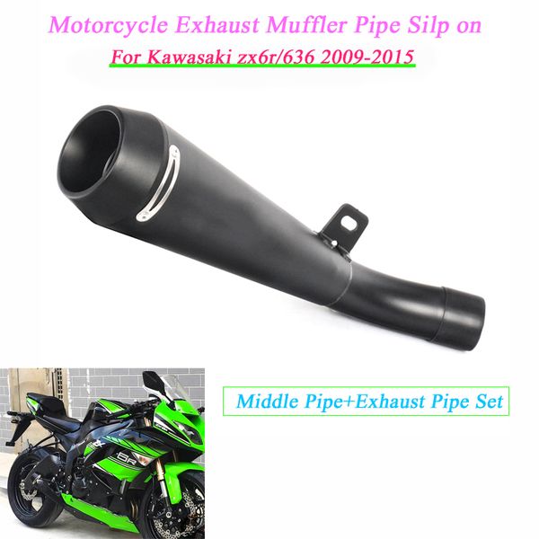 motorcycle tail exhaust muffler pipe middle pipe system set silp on for zx6r zx636 2009-2020
motorcycle tail exhaust muffler pipe middle pipe system set silp on for zx6r zx636 2009-2020