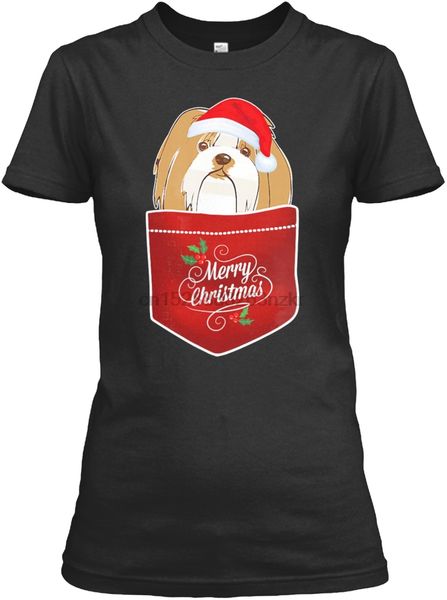 men t shirt lhasa apso with santa hat in pocket chri women t-shirt
men t shirt lhasa apso with santa hat in pocket chri women t-shirt