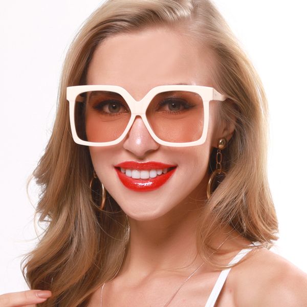 fashion oversized women sunglasses brand designer plastic female big frame gradient sun glasses uv400 gafas de sol mujer, White;black
fashion oversized women sunglasses brand designer plastic female big frame gradient sun glasses uv400 gafas de sol mujer, White;black