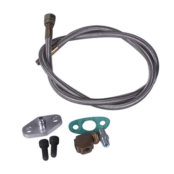 aluminum alloy oil feed line adapter kit for universal t3 turbo turbocharger (half set
aluminum alloy oil feed line adapter kit for universal t3 turbo turbocharger (half set