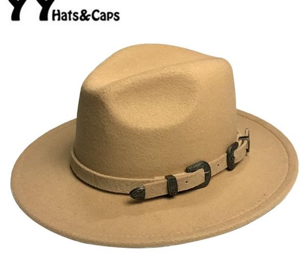 winter panama hat women elegant felt caps male vintage trilby hat wide brim fedora caps with belt chapeau homme feutre yy18016 t200106, Blue;gray
winter panama hat women elegant felt caps male vintage trilby hat wide brim fedora caps with belt chapeau homme feutre yy18016 t200106, Blue;gray