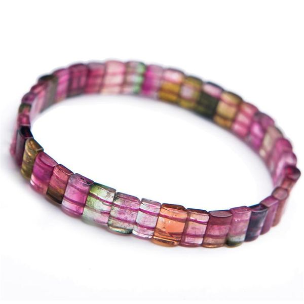 genuine colorful natural stone bangle bracelets for women lady stretch crystal rectangle bead natural tourmaline bracelet, Black
genuine colorful natural stone bangle bracelets for women lady stretch crystal rectangle bead natural tourmaline bracelet, Black