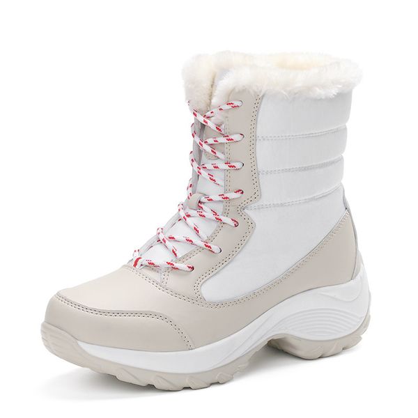 2020 winter new style plus velvet hight-women's shoes girl's lace-up versatile warm snow boots female padded winter boots, Black
2020 winter new style plus velvet hight-women's shoes girl's lace-up versatile warm snow boots female padded winter boots, Black