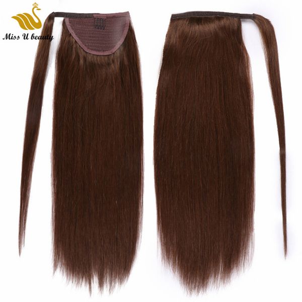 dark brown #4 ponytail wrap around magic tape hair extensions silky straight humanhair 12-30inch 100g, Black
dark brown #4 ponytail wrap around magic tape hair extensions silky straight humanhair 12-30inch 100g, Black