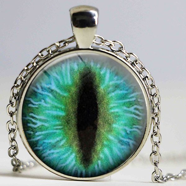 2020 cat eye necklace evil eye jewelry dragon necklace glass dome handmade jewelry, Silver
2020 cat eye necklace evil eye jewelry dragon necklace glass dome handmade jewelry, Silver