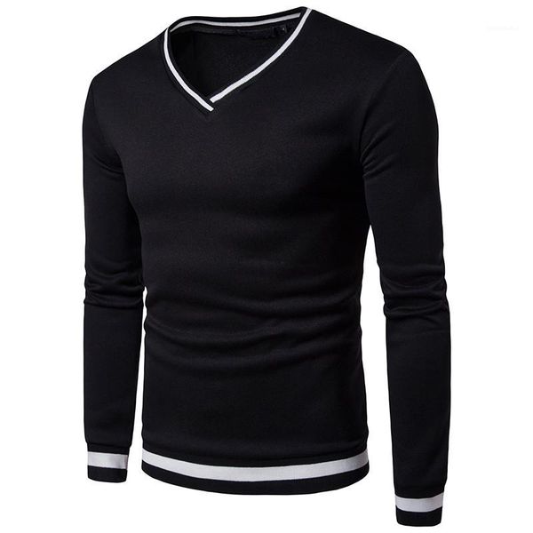 v neck pullover long sleeve mens sweatshirts casual males clothing panelled mens designer sweatshirts fashion loose, Black
v neck pullover long sleeve mens sweatshirts casual males clothing panelled mens designer sweatshirts fashion loose, Black