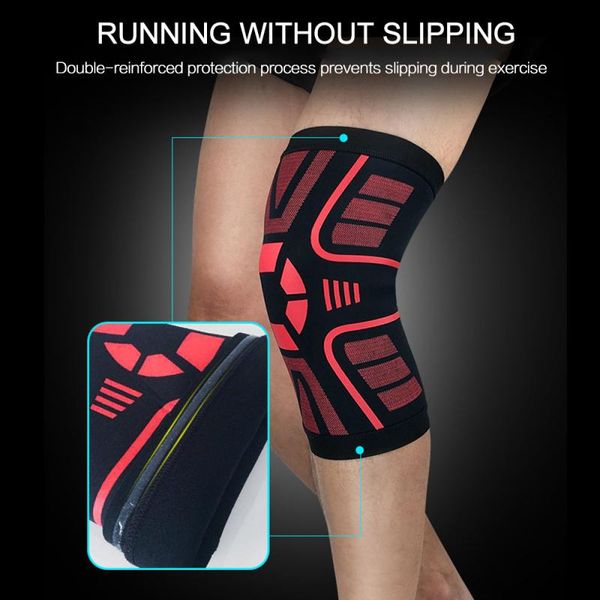 elbow & knee pads 1pc compression kneepad brace spring protector elastic sports fitness gear basketball running breathable support, Black;gray
elbow & knee pads 1pc compression kneepad brace spring protector elastic sports fitness gear basketball running breathable support, Black;gray