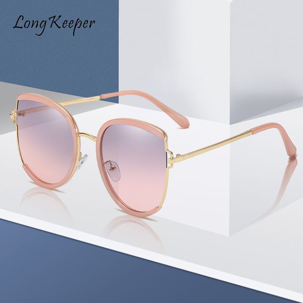 new round sunglasses women 2020 fashion designer pink sun glasses gradient shades eyewear uv400 chain, White;black
new round sunglasses women 2020 fashion designer pink sun glasses gradient shades eyewear uv400 chain, White;black