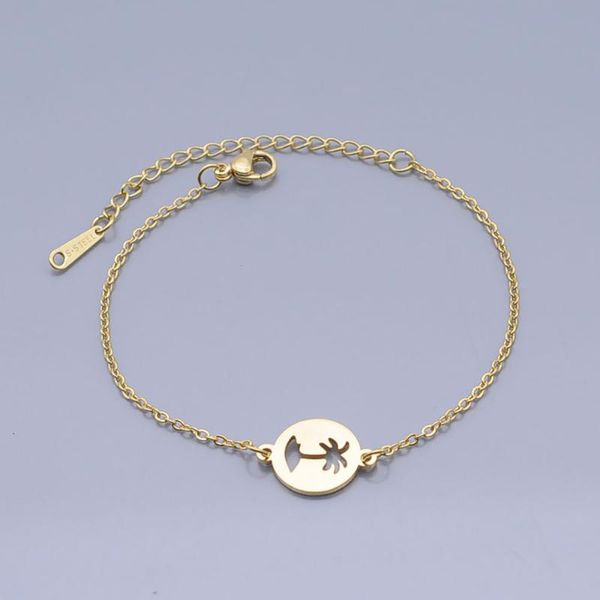 100% stainless steel dainty coconut tree charm bracelet for women wholesale high polished bracelets super quality never rust, Black
100% stainless steel dainty coconut tree charm bracelet for women wholesale high polished bracelets super quality never rust, Black