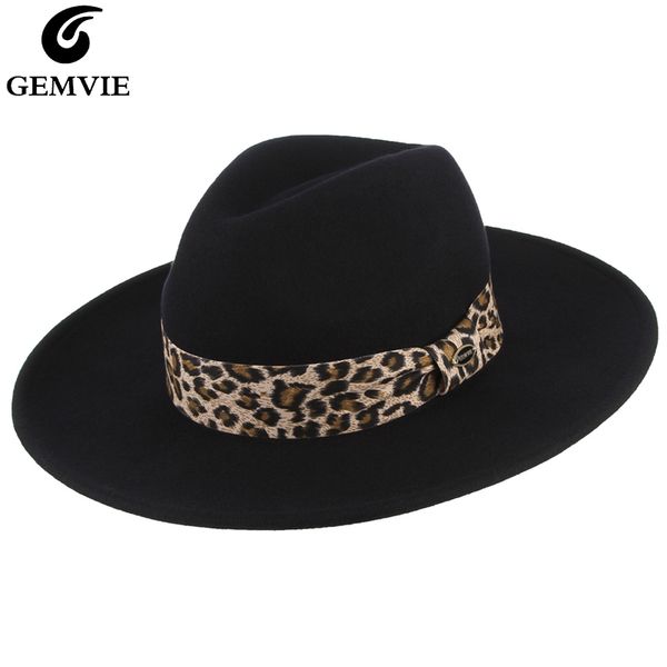 gemvie урожай женщины шерсть войлок шляпа lady fedoras мода leopard лента 100% шерсть широкого брим панама, Blue;gray
gemvie урожай женщины шерсть войлок шляпа lady fedoras мода leopard лента 100% шерсть широкого брим панама, Blue;gray