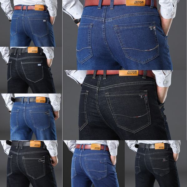 springautumn and winter loose straight men's thick casual high jeans and jeans elastic cotton high waist large size middle-aged soft cb, Blue
springautumn and winter loose straight men's thick casual high jeans and jeans elastic cotton high waist large size middle-aged soft cb, Blue