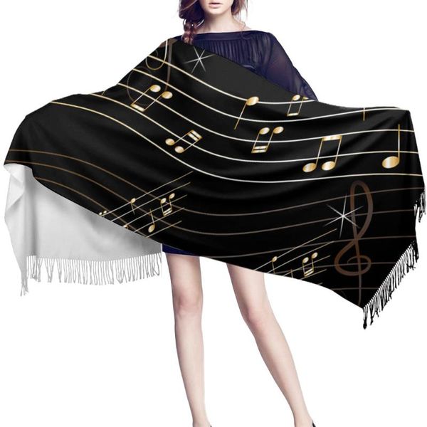 scarves spring winter women scarf golden music notes warm cashmere shawls neck bandana lady wrap, Blue;gray
scarves spring winter women scarf golden music notes warm cashmere shawls neck bandana lady wrap, Blue;gray